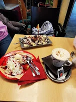 Crêpes Mit Erdbeere